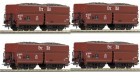 66129  Roco 4 Piece #2: Self-Unloading Hopper cars